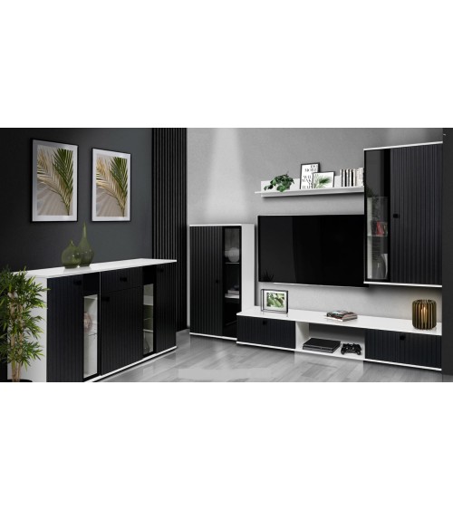 Salon complet CALI noir et blanc