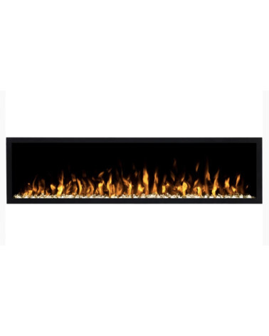 Chimenea eléctrica empotrable y mural Pauline 165 cm