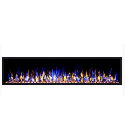 Chimenea eléctrica empotrable y mural Pauline 165 cm