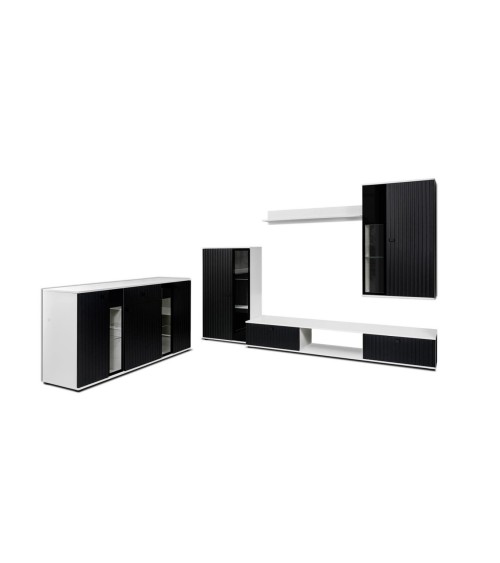 Salon complet CALI noir et blanc