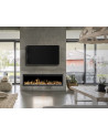 Chimenea eléctrica empotrable y mural Romuald 150 cm - 1400/1600 W