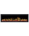 Chimenea eléctrica empotrable y mural Romuald 150 cm - 1400/1600 W