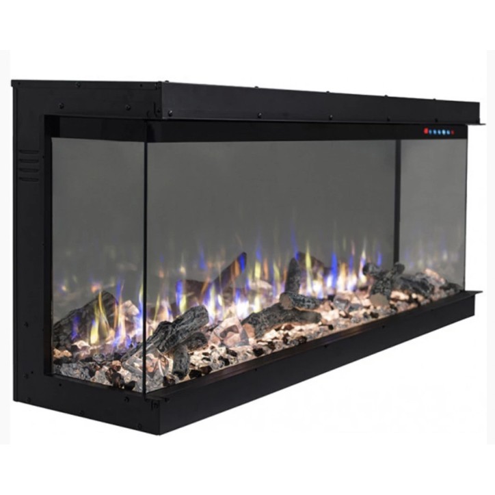 Camino elettrico da incasso Solène 124cm - 750 / 1500 W