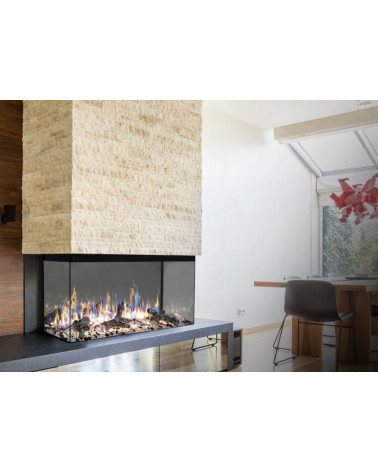 Cheminée électrique encastrable Solène 124cm - 750 / 1500 W