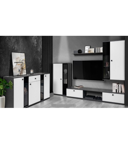 Salon complet CALI noir et blanc