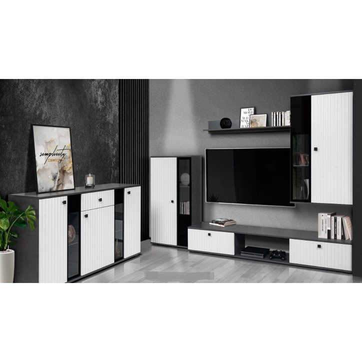 Salon complet CALI noir et blanc