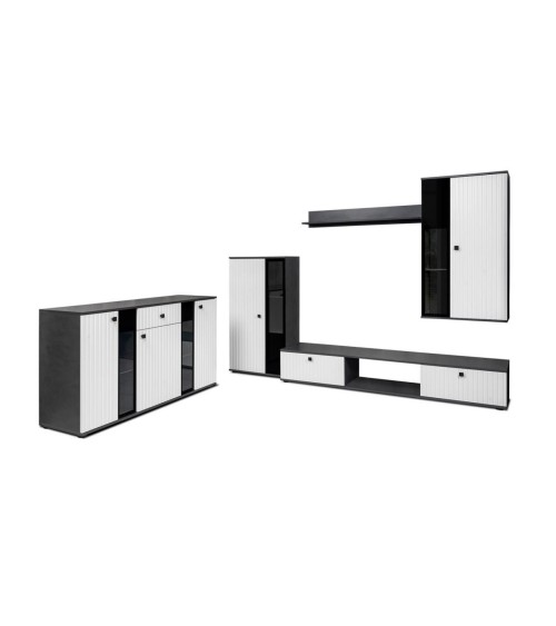 Salon complet CALI noir et blanc