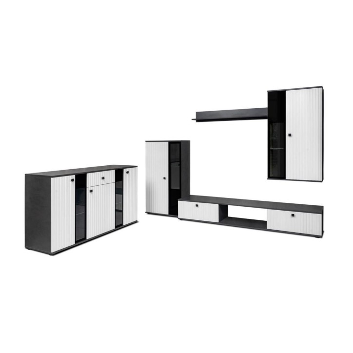 Salon complet CALI noir et blanc