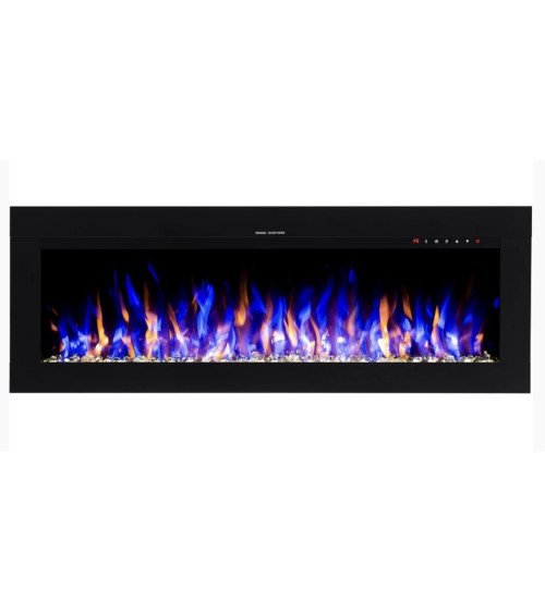 Chimenea eléctrica empotrable y mural Diane 115 cm – 1400/1600 W