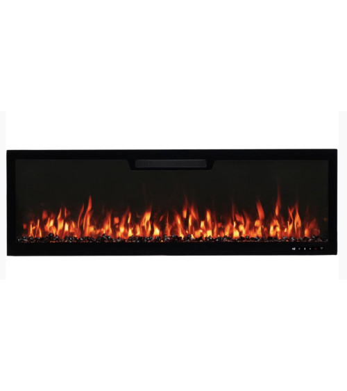 Chimenea eléctrica empotrable Ella 153 cm – 1400/1600 W