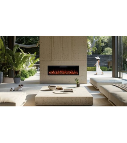 Caminetto elettrico da incasso Ella 183 cm – 1400/1600 W