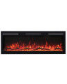 Cheminée électrique encastrable et murale Marjorie 153cm - 1400/1600W