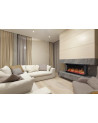Chimenea eléctrica empotrable y mural Ulysse 107cm - 1400/1600 W