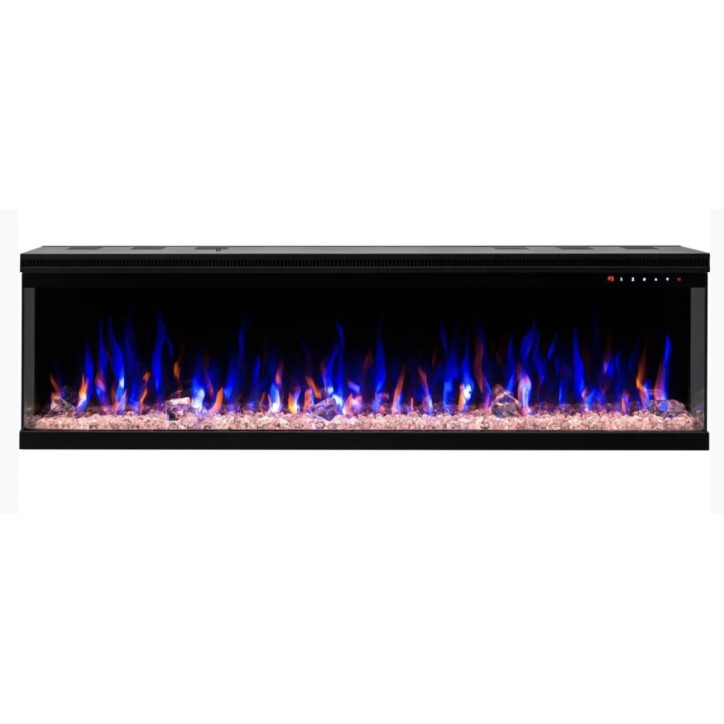Chimenea eléctrica empotrable y mural Ulysse 107cm - 1400/1600 W