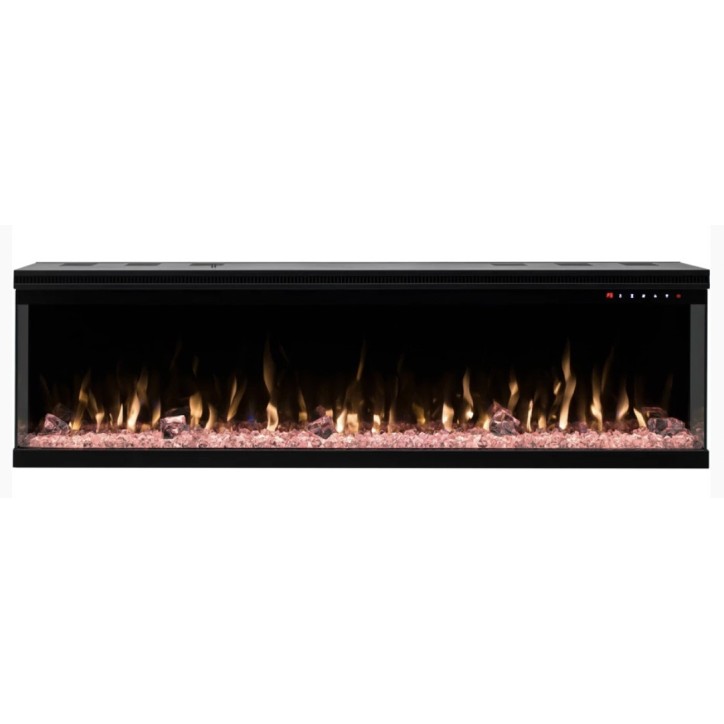 Camino elettrico da incasso e a parete Ulysse 107cm - 1400/1600 W