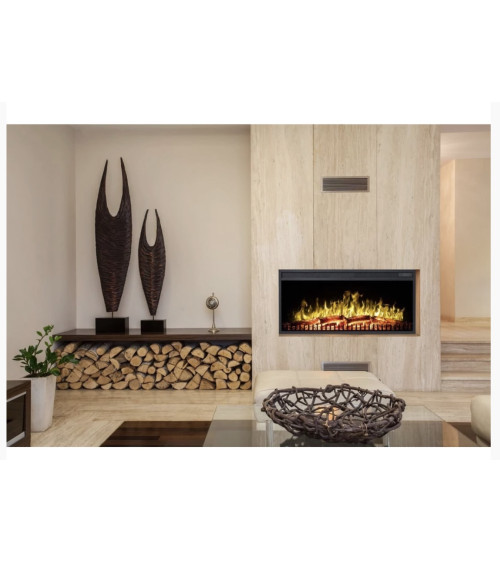 Caminetto elettrico da incasso Lisa 130 cm - 900 / 1800 W