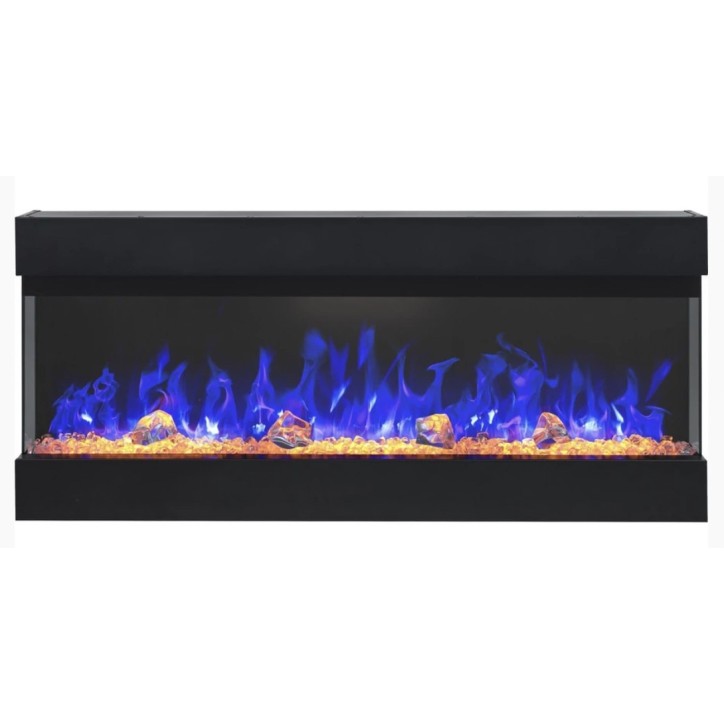 Cheminée électrique encastrable et murale Iris 110cm - 750/1500 W
