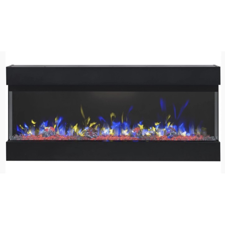 Chimenea eléctrica empotrable y mural Iris 110 cm – 750/1500 W