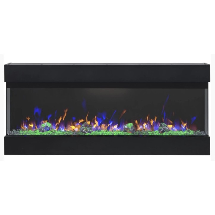 Cheminée électrique encastrable et murale Iris 110cm - 750/1500 W