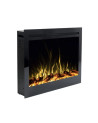 Cheminée électrique encastrable et murale Marjorie 77cm - 1400/1600W