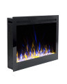 Cheminée électrique encastrable et murale Marjorie 77cm - 1400/1600W