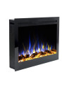 Chimenea eléctrica empotrable y mural Marjorie 77 cm - 1400/1600 W