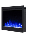 Cheminée électrique encastrable et murale Marjorie 77cm - 1400/1600W