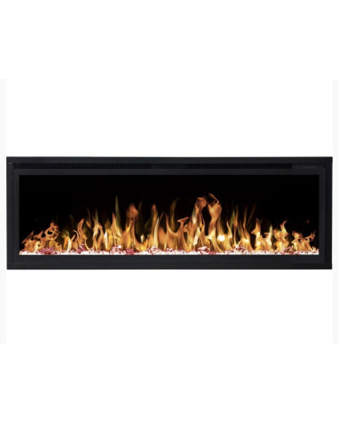 Cheminée électrique encastrable et murale Romuald 165cm - 1400/1600 W