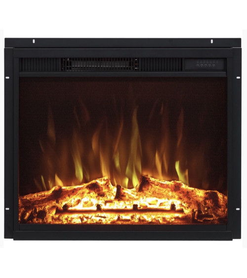 Chimenea eléctrica empotrable Lisa 60 cm – 900/1800 W