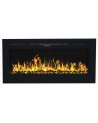 Caminetto elettrico da incasso e da parete Marjorie 114cm - 750/1500W