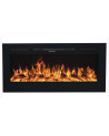 Caminetto elettrico da incasso e da parete Marjorie 114cm - 750/1500W