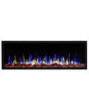 Chimenea eléctrica empotrable y mural Pauline 127 cm
