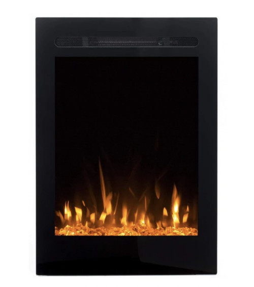 Chimenea eléctrica empotrable Lisa 100 cm – 900/1800 W
