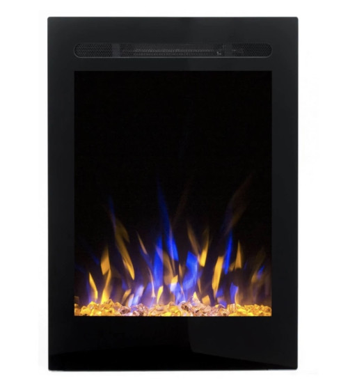 Chimenea eléctrica empotrable Lisa 100 cm – 900/1800 W