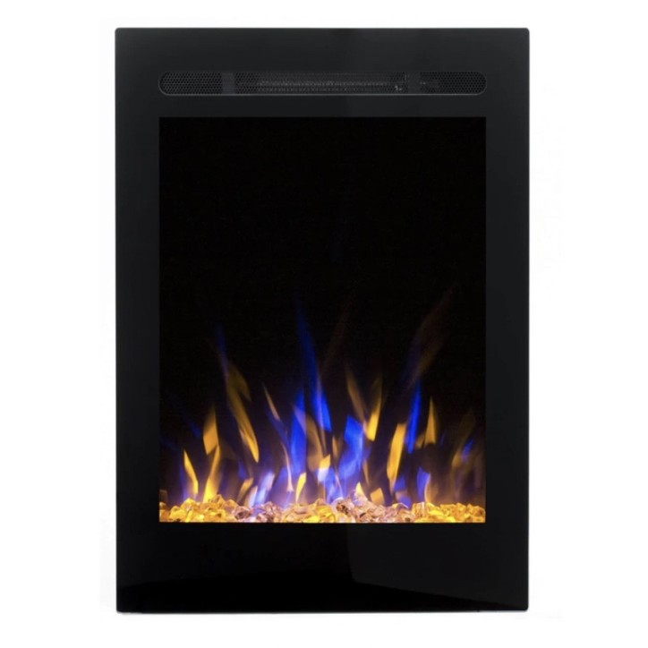 Chimenea eléctrica empotrable Lisa 50 cm – 750/1500 W