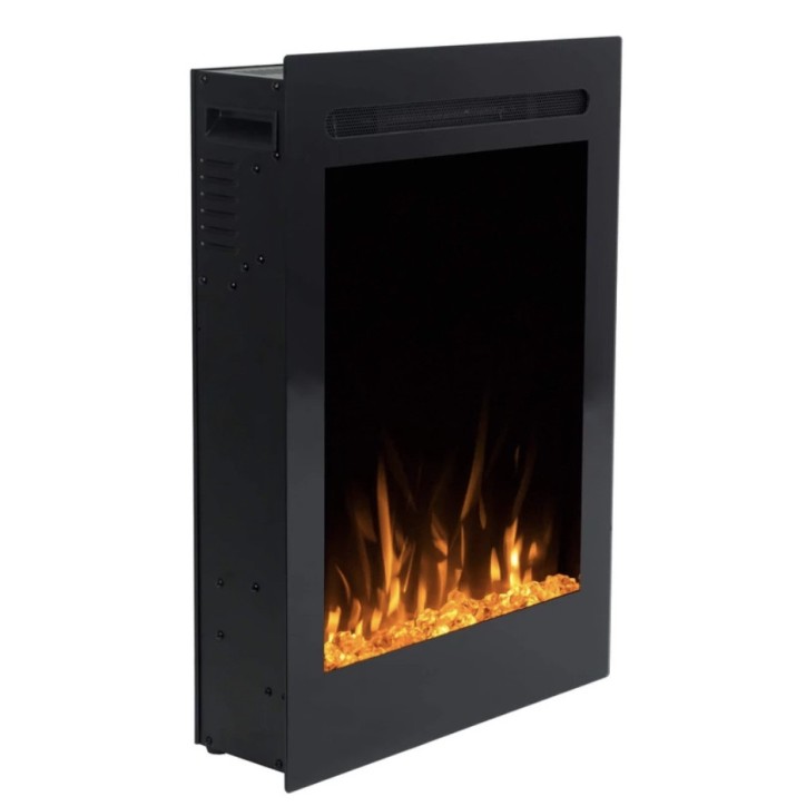 Chimenea eléctrica empotrable Lisa 50 cm – 750/1500 W