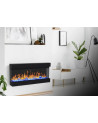 Chimenea eléctrica empotrable y mural Iris 127 cm - 750/1500 W