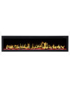 Cheminée électrique encastrable et murale Romuald 180cm - 1400/1600 W