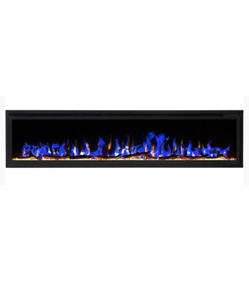 Cheminée électrique encastrable et murale Romuald 180cm - 1400/1600 W