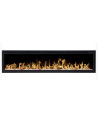 Cheminée électrique encastrable et murale Romuald 180cm - 1400/1600 W