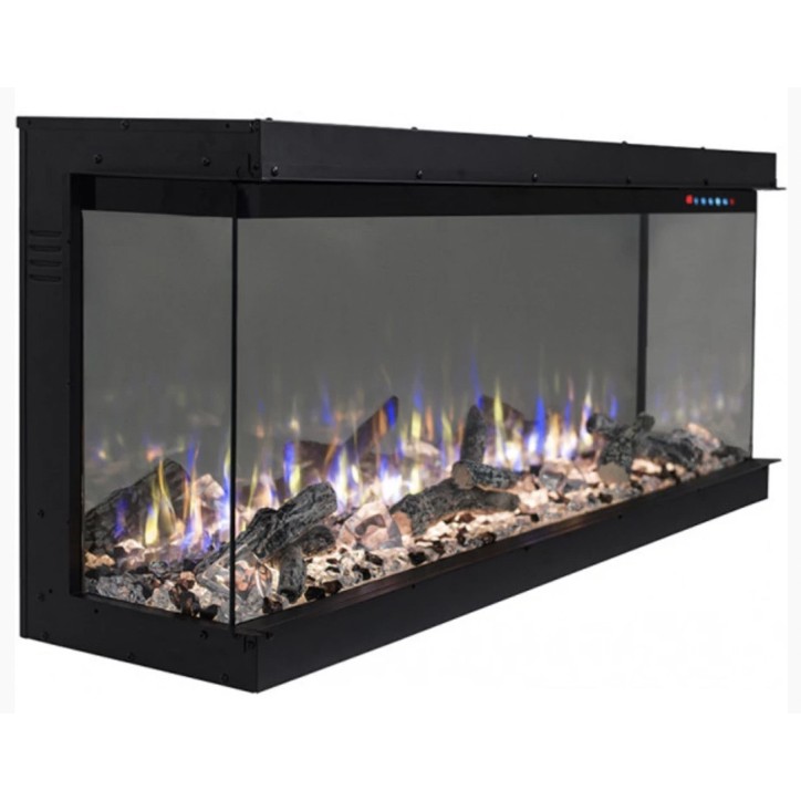 Chimenea eléctrica empotrable Solène 84 cm – 750/1500 W