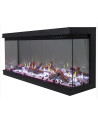 Cheminée électrique encastrable Solène 84cm - 750 / 1500 W