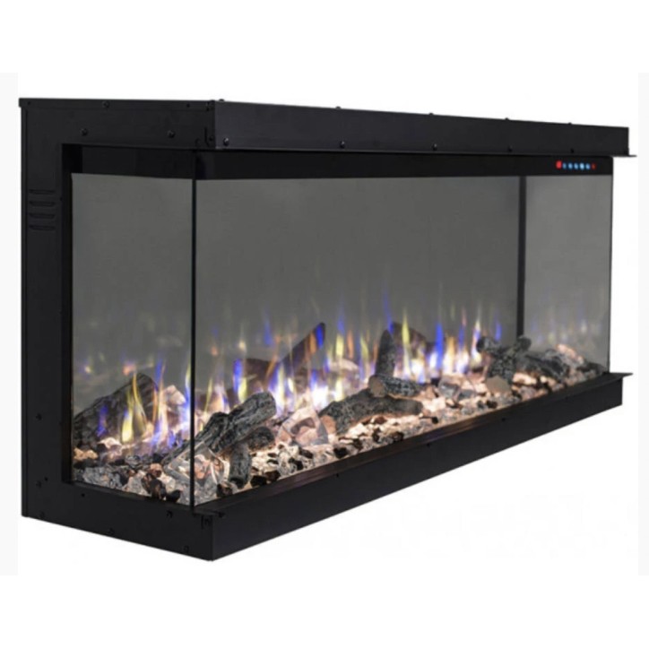 Chimenea eléctrica empotrable Solène 152 cm – 0,75-1,5 kW
