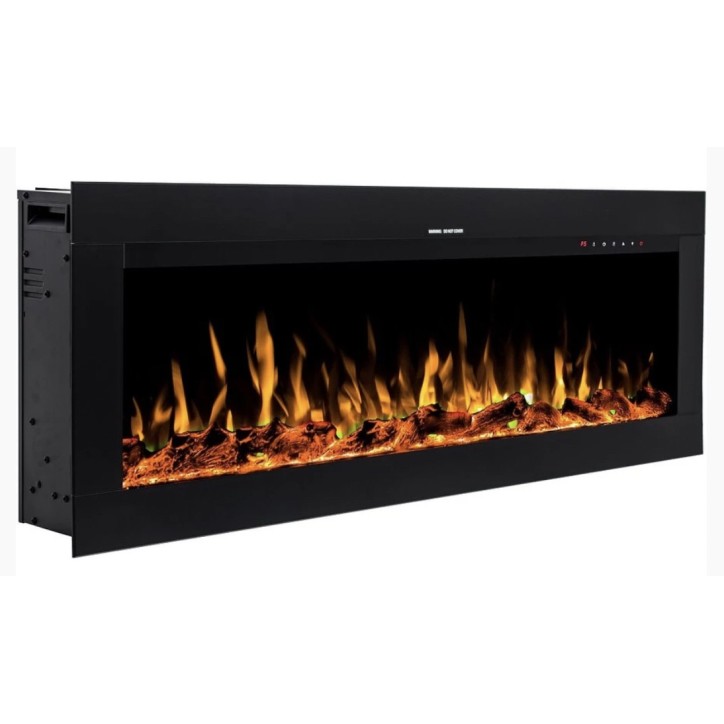 Caminetto elettrico da incasso e a parete Diane 153 cm – 1400/1600 W