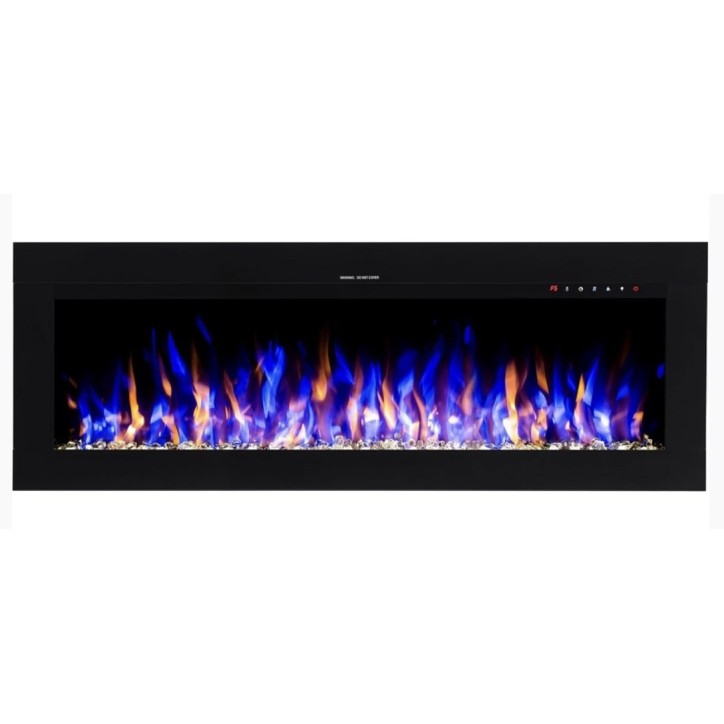 Chimenea eléctrica empotrable y mural Diane 153 cm – 1400/1600 W