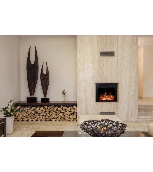 Caminetto elettrico da incasso Lisa 50 cm – 900/1800 W