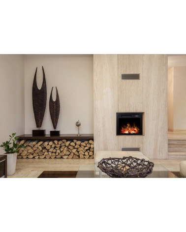 Caminetto elettrico da incasso Lisa 50 cm – 900/1800 W