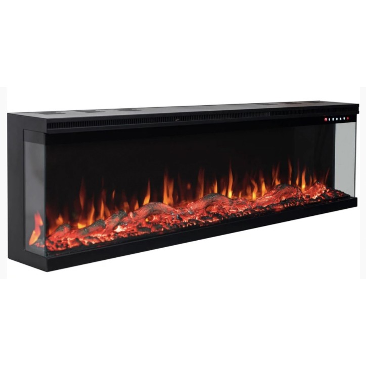 Camino elettrico da incasso e a parete Ulysse 183cm - 1400/1600W