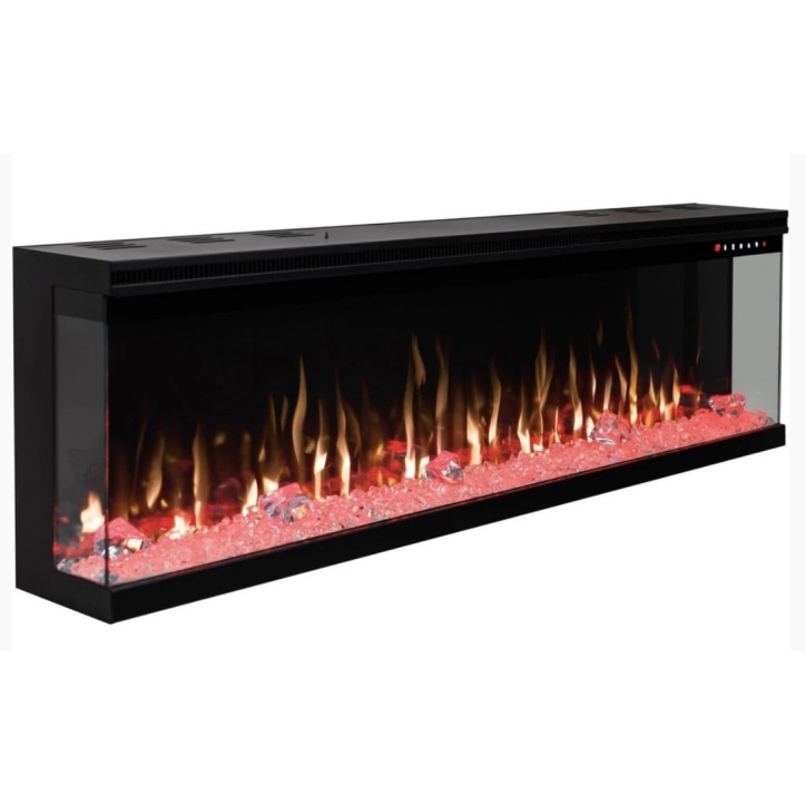 Cheminée électrique encastrable et murale Ulysse 183cm - 1400/1600W