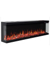 Cheminée électrique encastrable et murale Ulysse 127cm - 1400/1600W